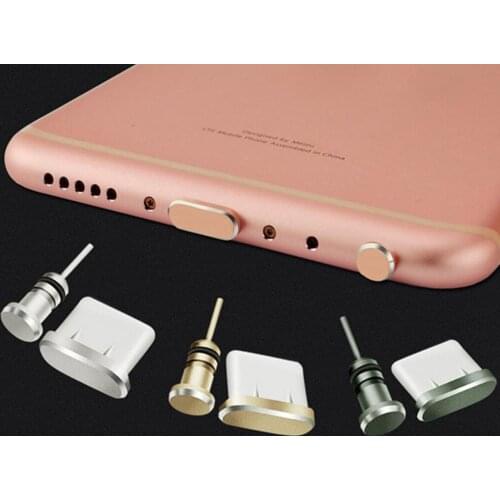 2PCS/Set Dust Plug Replacement for Xiaomi Huawei Samsung Type-C Charging Port Earphone Jack USB Dust Plug Kit