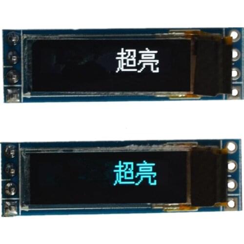 4Pin 0.69 inch OLED display module white/yelow 9616 LCD screen serial port screen iic interface screen i2c SSD1306