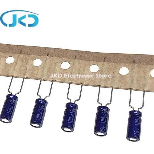 50Pcs 100uF 16V Panasonic 5x11mm 16V100uF Top Grade Audio Capacitor