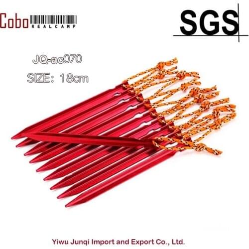 Aluminum-Alloy-12Pcs-set-18cm-Outdoor-Camping-Trip-Tent-Peg-Ground-Nail-Stakes Aluminum-Alloy-10Pcs-set-18cm-Outdoor-Camping-T