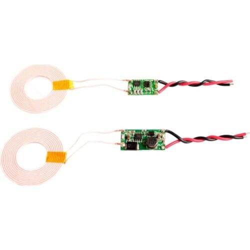 Free shipping 5V 2A Large Current Wireless Power Supply Module Wireless Charger Module Transmitter Receiver Charging Coil Module