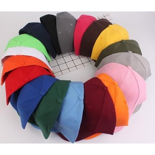 Men Women Plain Curved Sun Visor Baseball Cap Hat Solid Color Fashion Adjustable Caps