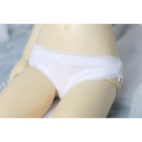 D01-P232 children handmade clothes toy 1/3 1/4 1/6 Doll Accessories BJD/SD doll White lace panties 1pcs