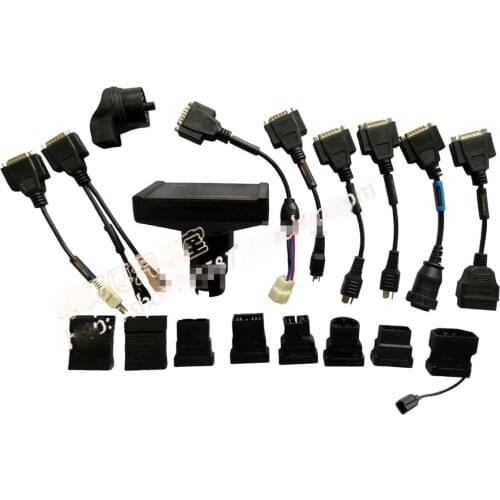 AZGIANT 18pcs/lot Original For Launch X431pro/PRO3S GOLO Part Diagnostic Tool Connector Adapter Cable V2.0 MERCEDES X431