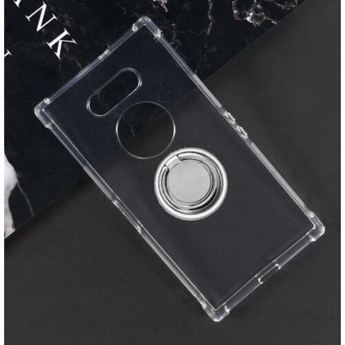 For Razer Phone 2 Back Ring Holder Bracket Phone Cover TPU Soft Silicone Case On RazerPhone Phone2