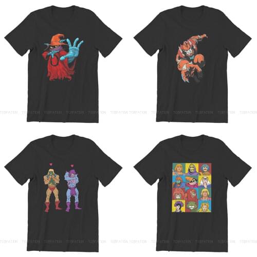 He-Man and the Masters of the Universe Gorpo Tshirt Graphic Men Vintage Punk Summer Mens Clothing Cotton Harajuku T Shirt