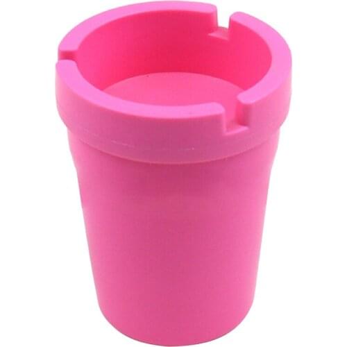 Mini Auto Car Butt Bucket Cigarette Plastic Smoke Cup Ashtray Holder New 1pc