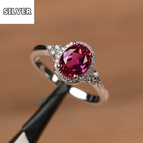 Fashion Women Oval Cubic Zirconia Finger Ring Wedding Engagement Jewelry party Gift For Ladies Ring Jewelry Accessories