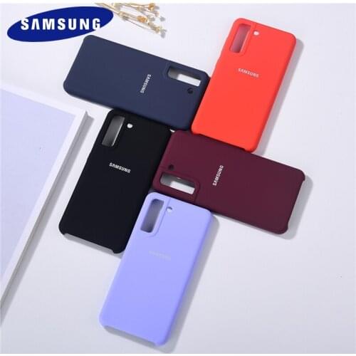 Original Samsung Case For Galaxy S20FE S21 FE S21F Liquid Silicone Rubber Soft Back Protect Cover Office Shockproof Shell + Logo
