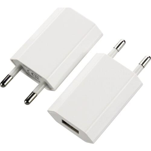 Flat New Multifunction Usb Eu Wall Charger Plug 5V Ac White Micro Usb Power Adapter For Iphone 7 6 5 4 For Xiaomi Adaptador 500p