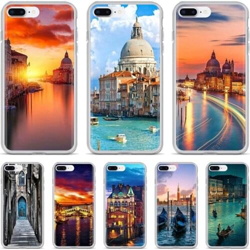 Water City Venice Italy Sunset Print For Xiaomi Mi A1 A2 A3 5X 6X 8 9 9T 10 10T 11 Lite SE Pro Retail Silicone Phone Case