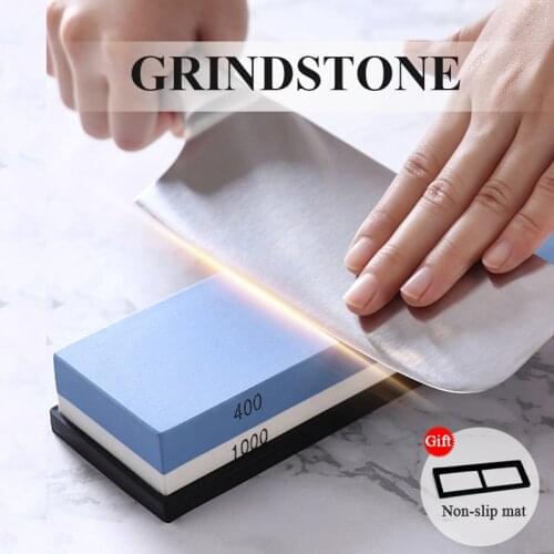 Grindstone 400 1000 3000# Sharpeners Whetstone Honing Knife Sharpener Sharpening Stones Spyderco Oilstone for Kitchen Knives