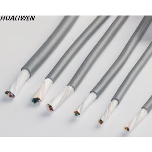 TRVV High Flexible Drag Chain Cable 5 6 7 8-core 0.15 Oil-resistant Tank Chain