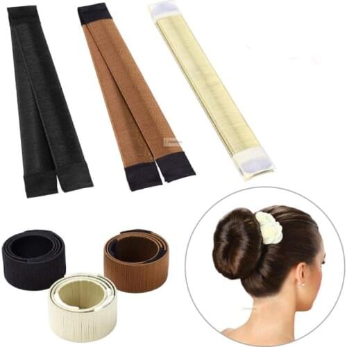 1pc Magic Hair Bun Maker Donut DIY Curler Roller French Hair Twist braid Doughnuts Accessories Hair styling Tools