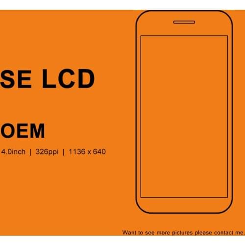 10PCS OEM For iPhone SE LCD Display Touch Digitizer Screen No Dead Pixel For iphone SE Screen Assembly Replacement Free ship