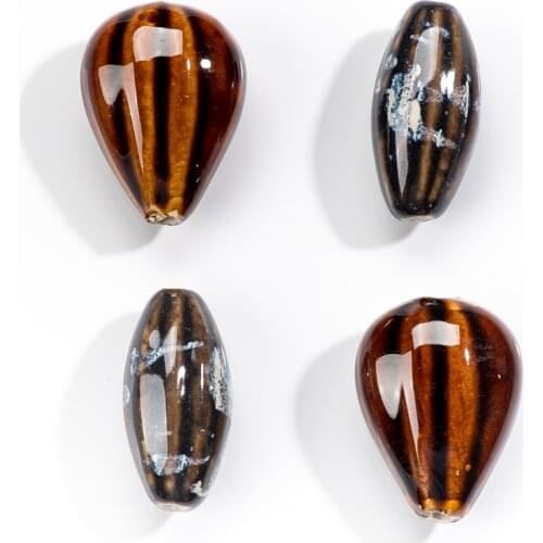 40# Large Vintage high-temperature Ceramic beads, Accessories For Making Jewelry And Necklaces #8A4163