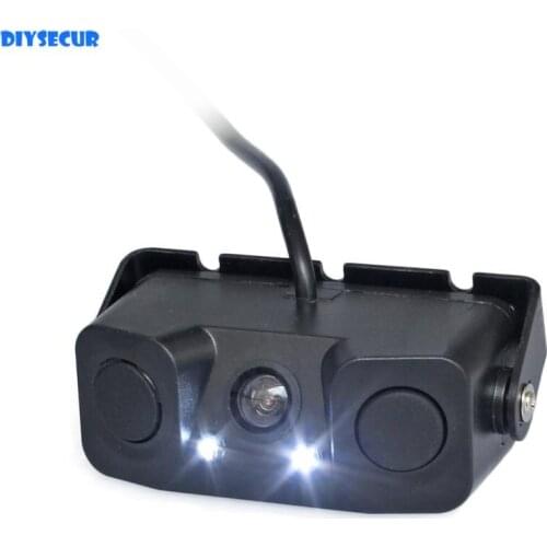 DIYSECUR Waterproof And Shockproof Car Camera LED Night Vision Rear View 120 Degrees Wide Viewing Angle Camera Car Accessories