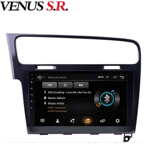 VenusSR Android 8.1 2.5D car dvd for Volkswagen GOLF 7 2014-2017 multimedia headunit GPS Radio stereo gps navigation