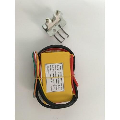 110VAC gas ignition transformer unit with spark plug high power output gas ignition controller gas igniter for burner and heater