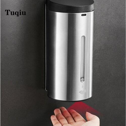 Bathroom 304 SS Material automatic sensor Soap Dispenser Shower Liquid Shampoo dispensoer Wall Mounted hotel products