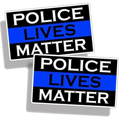 Personality Lovely Police Lives Matter High-quality Car Sticker for Bumper Rear Windshield Suv Decal Auto Exterior Decoration KK