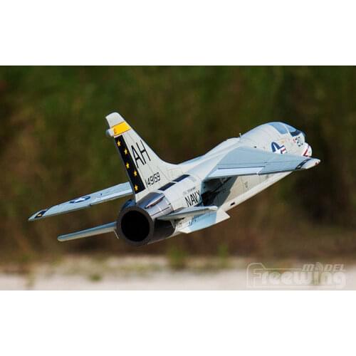 Freewing 64mm F 8E CRUSADER Electric RC Plane