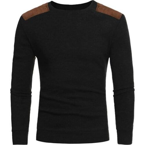 Male Sweaters New Men Fashion Sweater Brand Clothing Male Pullover Tracksuit Long Sleeve Patchwork Round Neck Sweaters Hot Sale