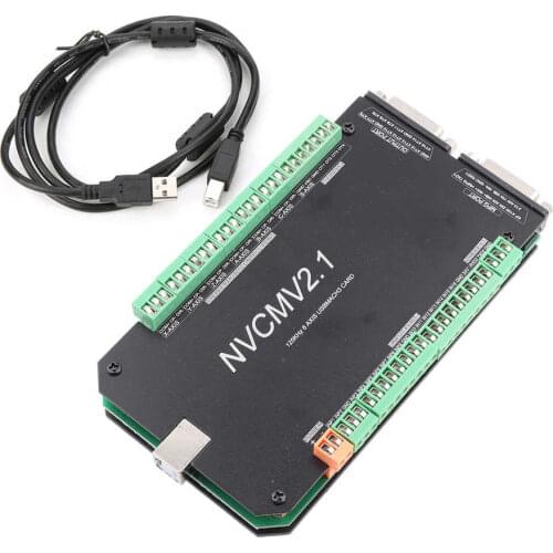 NVCM 6 Axis CNC Controller MACH3 USB Interface Board Card for Stepper Motor