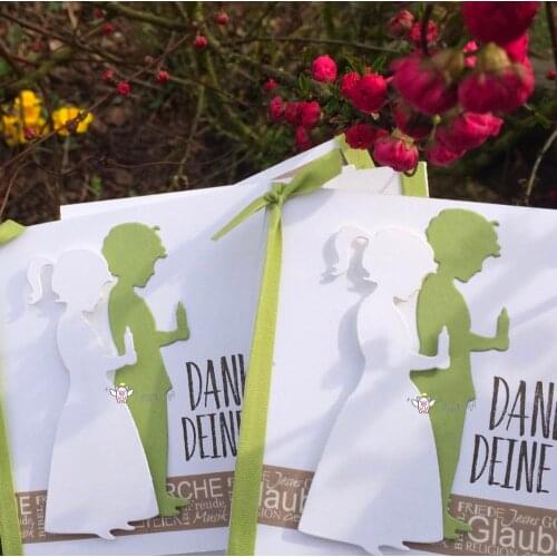 Mmao Crafts Metal Steel Cutting Dies 2019 New Candle boy girl Stencil For DIY Scrapbooking Paper/photo Cards Embossing Dies