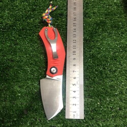 58HRC 440C blade G10 Handle EDC Folding knife Survival Camping tool Hunting Pocket Knife tactical edc outdoor tool