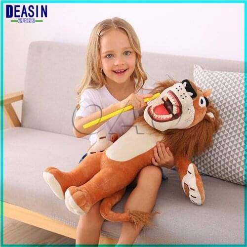 Dental Clinic gift Lion Lovely animals brushing teeth early education brushing teeth doll