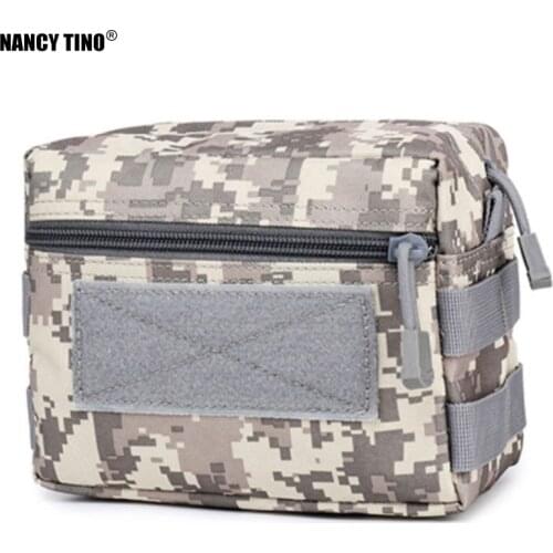 NANCY TINO 1000D Tactical Molle EDC Pouch Outdoor Hunting Dump Drop Bag Ammo Mag Pouch Utility Accessory for Vest Backpack