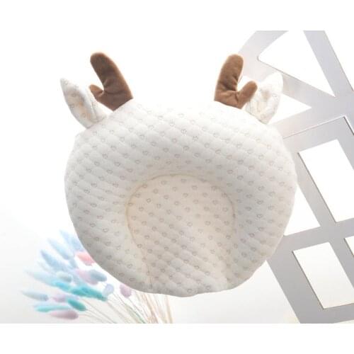 New-born baby U-shape latex pillow Cotton latex cartoon bear pillow Sleep good head shape