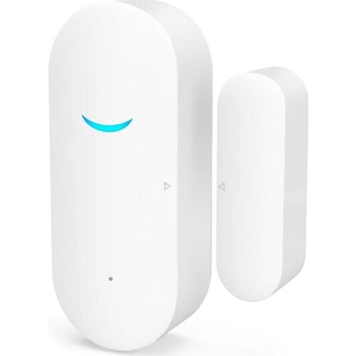 WiFi Door and Window Smart Sensor Alarm, Manual and APP Control Wireless Security System with Push Notification, Universal Insta