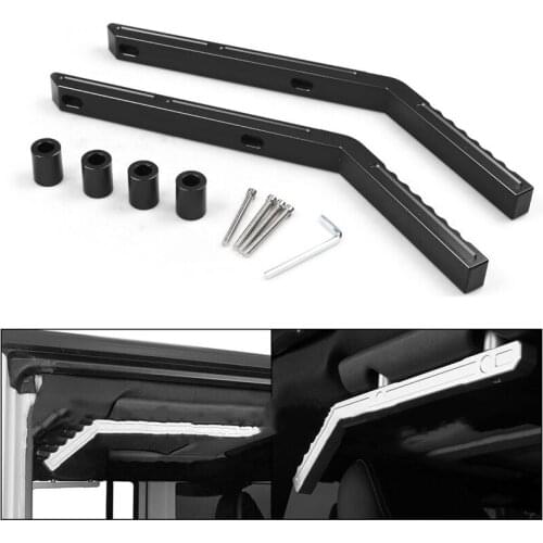 Rear Grab Handles Grip Bar CNC Aluminum for Jeep Wrangler JK 2007-2018