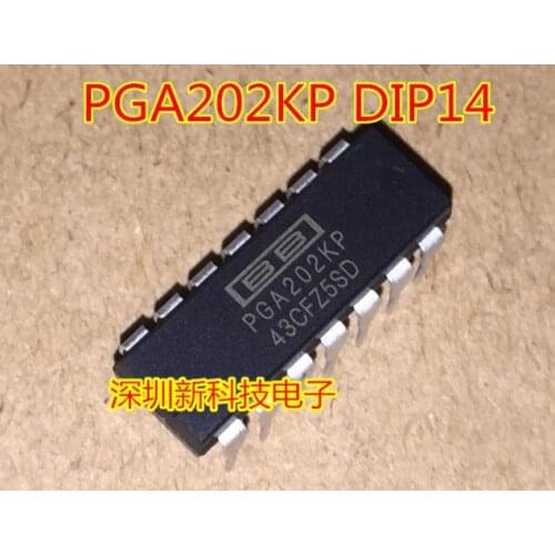 100% Original New 5pcs/lot PGA202KP PGA202 DIP14
