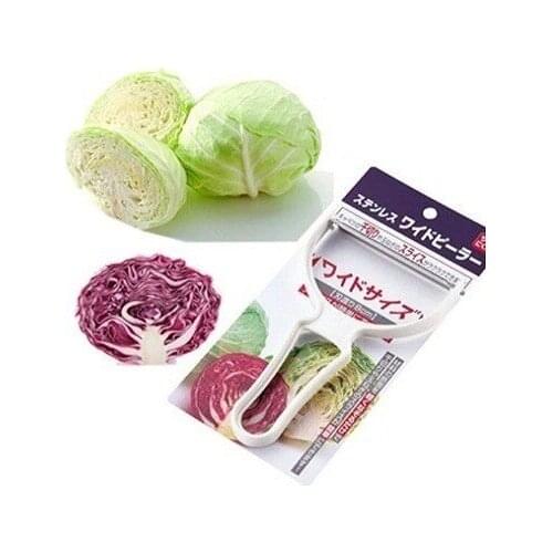 2PCS/LOT Jumbo Stainless Steel Vegetable Potato Peeler Cabbage Grater Slicer Cutter