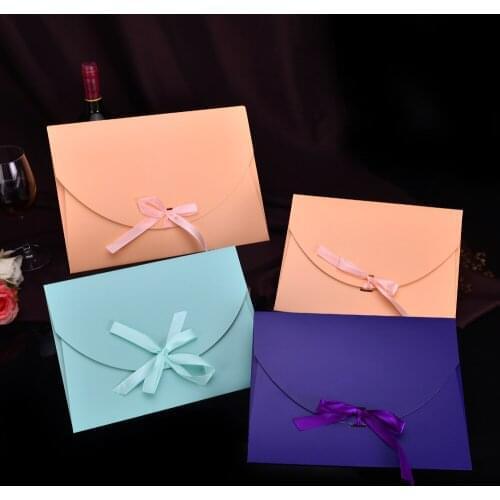 28x21x2CM envelope gift box paper pocket bag Kerchief Handkerchief Silk scarf packing boxes 200pcs/llot