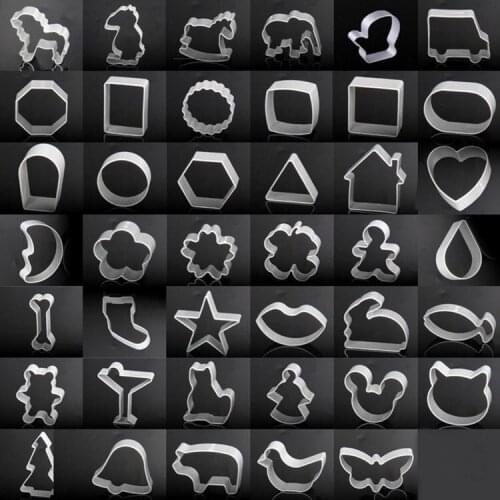 46 Styles Can Choose Cookies Cutter Wedding Decoration Cake Mould Cookies Stencil Fondant Cake Decorating Tools Biscuits Mold