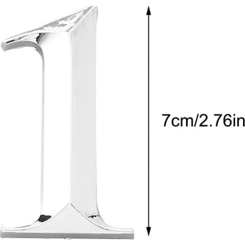 5cm Self Adhesive Door Number 0 to 9 Sign Number Digit Apartment Hotel Office Door Address Street Number Stickers