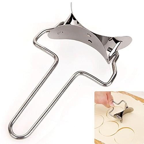 7CM Stainless Steel Dough Press Dumpling Maker Mould Pie Ravioli Cooking Pastry Tools Circle Dumpling Mould Round Shape Cutter