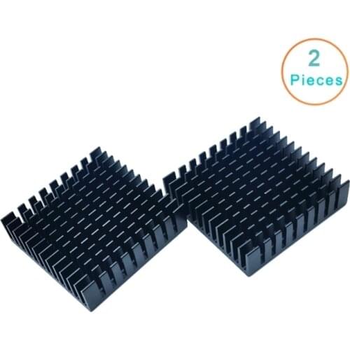 2pcs/lot 40 x 40 x 11mm 40mm Heat sink Aluminum Heatsink Cooler For Led Light