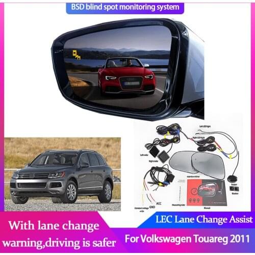 Car Blind Spot Monitoring for Volkswagen Touareg 2011 BSD BSA Radar Detection System Microwave Sensor Assistant Driving Security