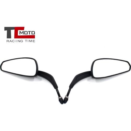 Rear Teardrop Side Mirrors CNC Moto Mirror For Harley Road King Touring XL 883 Sportster Fatboy Dyna FXDF FLSTF Softail Springer