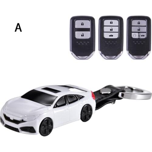 Car Model Car Keychain Car key Case Holder Cove For HONDA Accord Civic Fit Jazz CRV HRV Vezel City Odyssey Key Case Cover