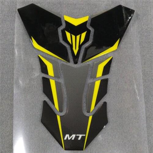 For Yamaha MT10 MT-10 MT09 MT07 FZ09 MT25 Fuel Tank Pad Protector Sticker Decal Reflective 3D Reflective Motorcycle