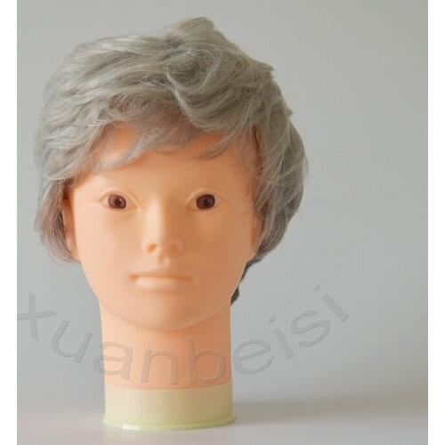 55cm Bald Mannequin Head With Clamp Female Maniqui Head For Wig Making Hat Display Fleshtone Color Dummy Head For Wig Stand