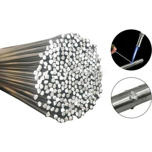 Hot 20PCS Easy Melt Fux-cored Aluminum Welding Rods Low Temperature Brazing Corrosion Resistance No Need Solder Powder Wholesale