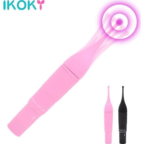 IKOKY Nipple Massager Orgasm Vibrators Female Masturbation Sex Toys for Women G-Spot Vibrator Lick Clitoris Vagina Stimulator