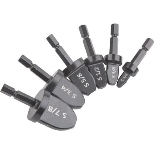 6pcs Imperial Tube Pipe Expander Support for Air Conditioner Conditioning Copper Pipe Swaging Tool 7/8 3/4 5/8 1/2 3/8 1/4 Inch